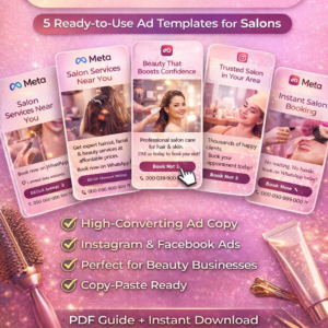 5 Instagram & Meta Ad Copy Templates for Salons